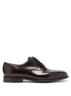 Matchesfashion.com Church's - Falmouth Square-toe Leather Oxford Shoes - Mens - Burgundy