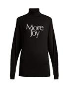 Christopher Kane More Joy-intarsia Wool Roll-neck Sweater