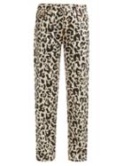 Matchesfashion.com Eytys - Benz Leopard Print Straight Leg Jeans - Womens - Leopard