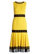Dolce & Gabbana Crochet-trimmed Stretch-cady Dress