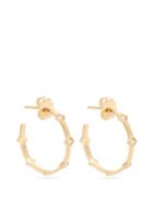 Azlee Illuminate Diamond & Yellow-gold Earrings