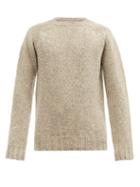Matchesfashion.com Howlin' - Crew-neck Wool Sweater - Mens - Light Brown