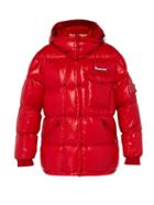 Matchesfashion.com 7 Moncler Fragment - Hooded Down Filled Jacket - Mens - Red