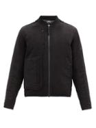 Matchesfashion.com Stone Island Shadow Project - Padded Zip-up Bomber Jacket - Mens - Black