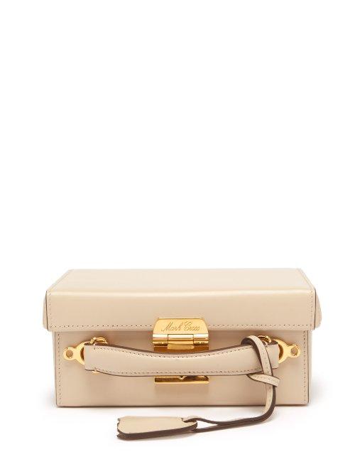 Matchesfashion.com Mark Cross - Grace Small Leather Cross Body Bag - Womens - Beige