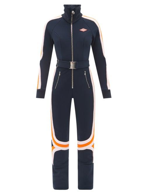 Cordova - Modena Belted Nylon-blend Soft-shell Ski Suit - Womens - Navy
