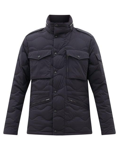 Matchesfashion.com Moncler - Senn Quilted-down Field Jacket - Mens - Navy