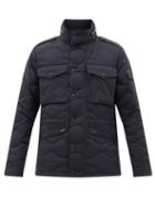Matchesfashion.com Moncler - Senn Quilted-down Field Jacket - Mens - Navy