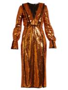 Marco De Vincenzo V-neck Sequin-embellished Dress