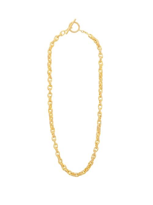 Matchesfashion.com Patcharavipa - Row 5 Diamond & 18kt Gold Necklace - Womens - Gold