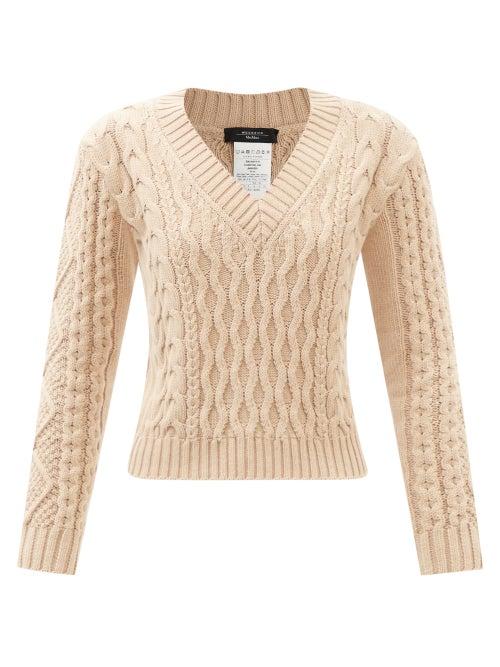 Weekend Max Mara - Okra Sweater - Womens - Light Beige