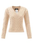 Weekend Max Mara - Okra Sweater - Womens - Light Beige