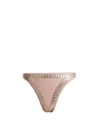 Matchesfashion.com Norma Kamali - Luca Studded Bikini Briefs - Womens - Light Pink