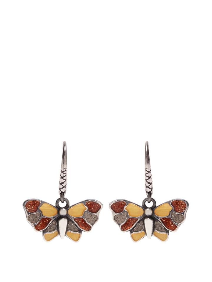 Bottega Veneta Butterfly Sterling-silver Earrings