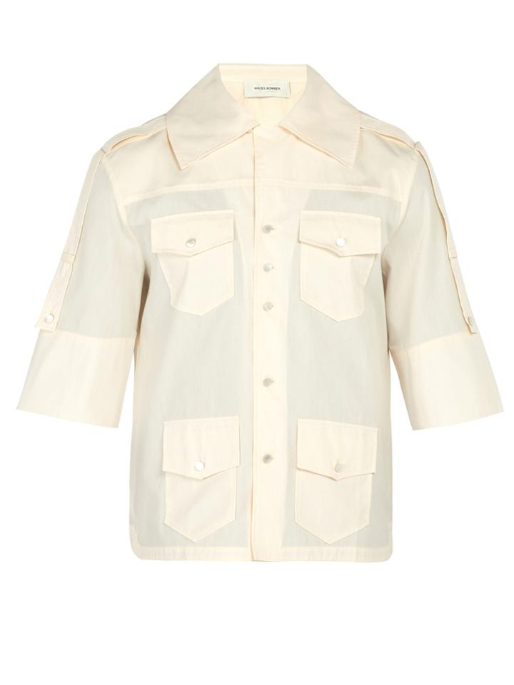 Wales Bonner Short-sleeved Cotton Shirt