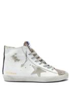 Matchesfashion.com Golden Goose - Francy High-top Leather Trainers - Womens - White Multi