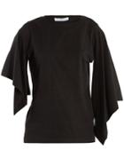J.w.anderson Draped-sleeve Cotton T-shirt