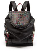 Christian Louboutin - Explorafunk Studded Leather Backpack - Mens - Black