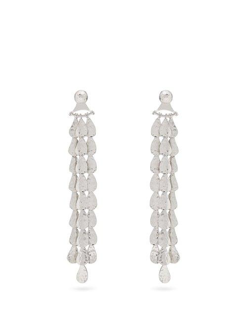Matchesfashion.com Sophia Kokosalaki - Luna Sterling Silver Earrings - Womens - Silver