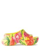 Balenciaga - X Crocs Floral-print Rubber Clogs - Womens - Multi