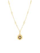Lizzie Fortunato - Celestial Amethyst Gold-plated Chain Necklace - Womens - Yellow Gold