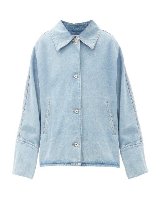 Matchesfashion.com Loewe - Oversized Denim Jacket - Womens - Denim