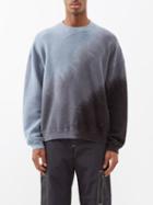 Noma T.d - Tie-dyed Cotton-jersey Sweatshirt - Mens - Grey Multi