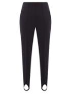 Matchesfashion.com Bogner - Elaine Stirrup Ankle Technical Twill Ski Leggings - Womens - Navy