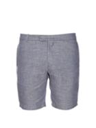 Frescobol Carioca Tailored Linen And Cotton-blend Shorts