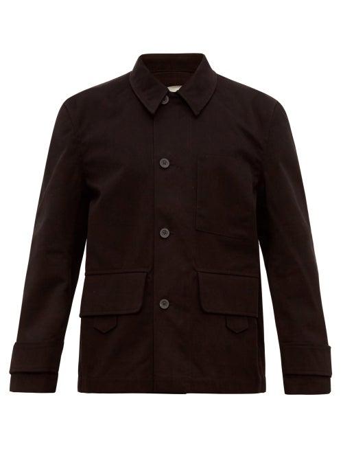 Matchesfashion.com Studio Nicholson - Koku Cotton Twill Field Jacket - Mens - Black