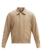 Sunflower - Leather Bomber Jacket - Mens - Brown