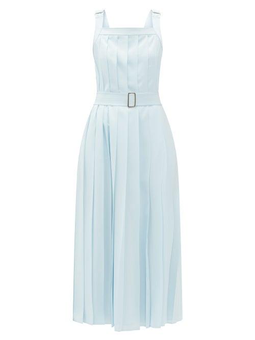 Matchesfashion.com Max Mara - Zadar Dress - Womens - Light Blue