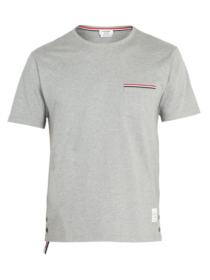 Thom Browne Patch-pocket Cotton-jersey T-shirt