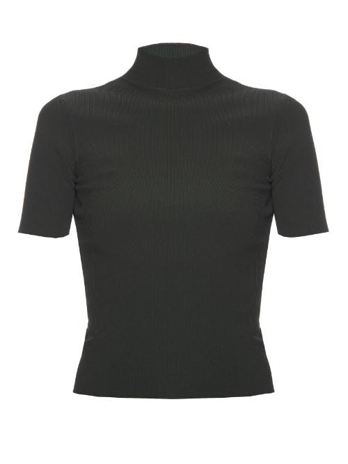 Calvin Klein Collection Brigitte Roll-neck Ribbed-jersey Sweater