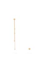 Matchesfashion.com Diane Kordas - Diamond And Rose Gold Chain Earrings - Womens - Gold