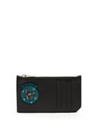 Saint Laurent Moujik-patch Leather Cardholder