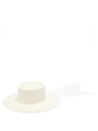 Matchesfashion.com Lola Hats - Sprinkler Silk Tie Straw Hat - Womens - White