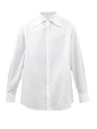 Valentino - Oversized Cotton-poplin Shirt - Mens - White