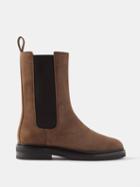Legres - Nubuck-leather Chelsea Boots - Womens - Brown
