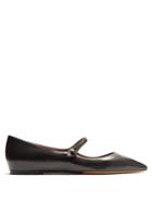 Tabitha Simmons Hermione Point-toe Leather Flats