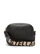 Stella Mccartney - Stella Logo Faux-leather Cross-body Bag - Womens - Black