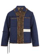 Craig Green Quilted Contrast-panel Cotton Field Jacket