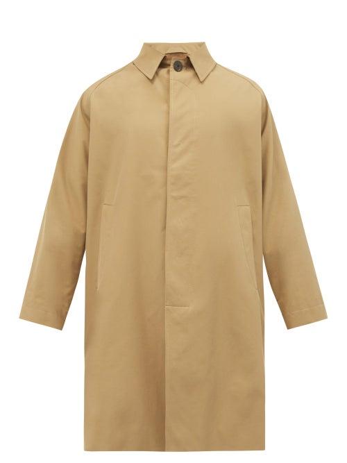 Matchesfashion.com Studio Nicholson - Romer Technical Cotton-blend Coat - Mens - Beige