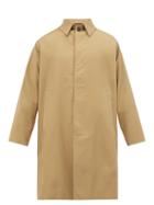 Matchesfashion.com Studio Nicholson - Romer Technical Cotton-blend Coat - Mens - Beige
