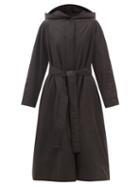 The Row - Gini Padded Hooded Shell Trench Coat - Womens - Black