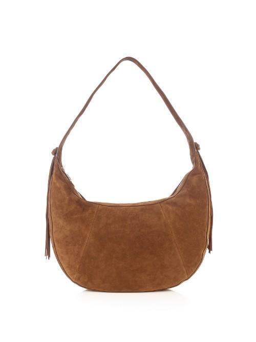Elizabeth And James Zoe Fringed Suede Shoulder Bag