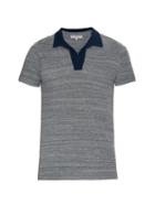 Orlebar Brown Felix Two-tone Cotton-piqu Polo Shirt