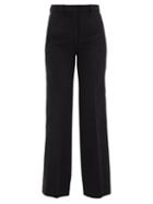 Matchesfashion.com Joseph - Morissey Side-stripe Cady Trousers - Womens - Black