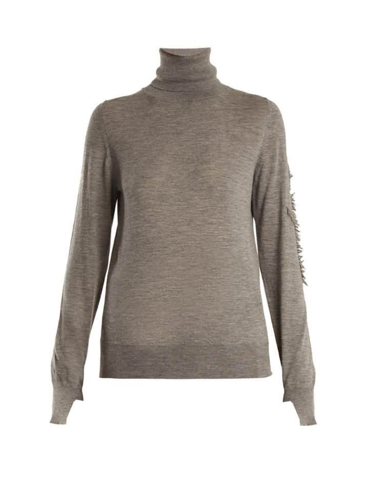 Barrie Thistle Roll-neck Cashmere Sweater