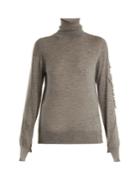 Barrie Thistle Roll-neck Cashmere Sweater